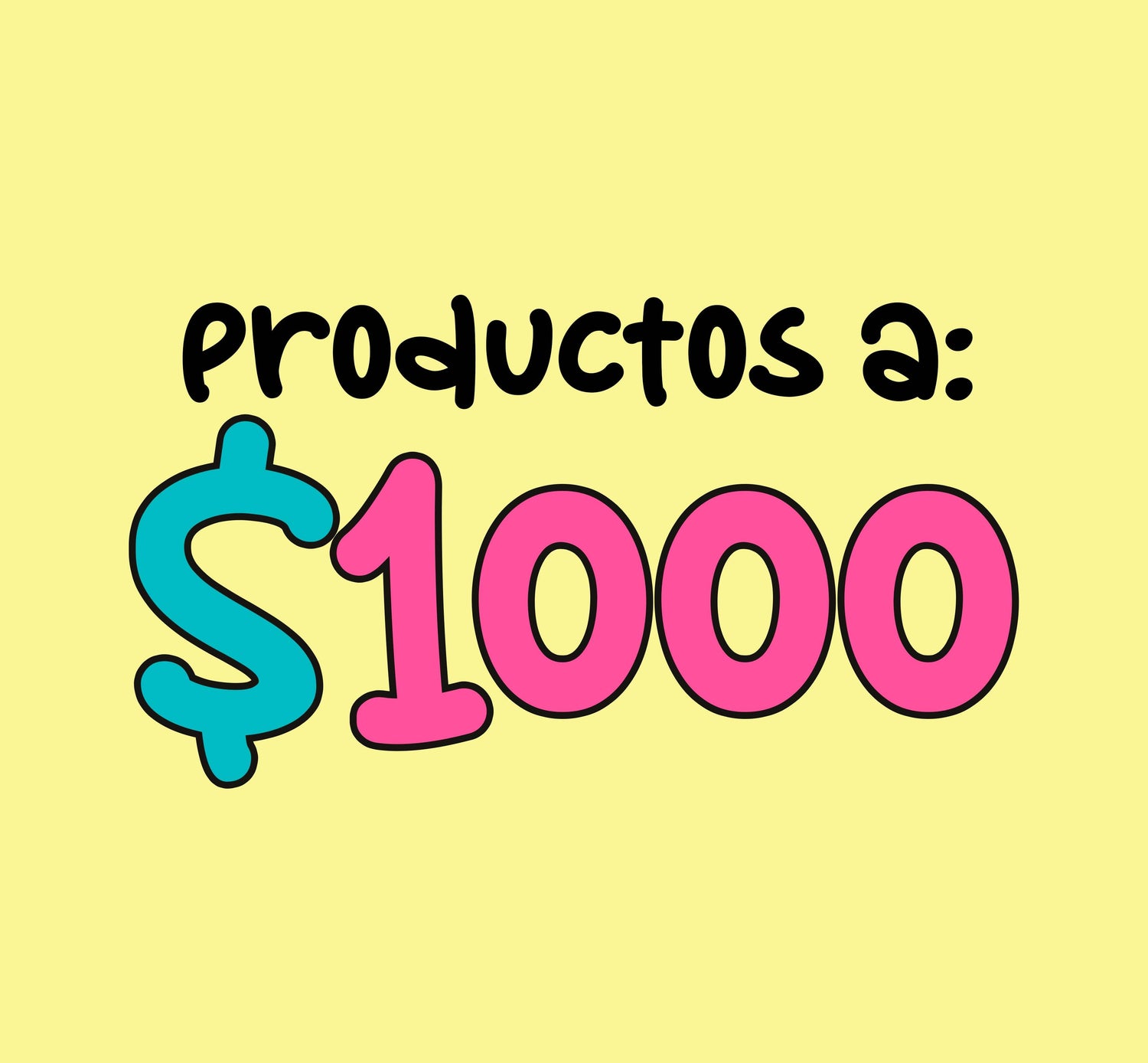 PRODUCTOS A $1000