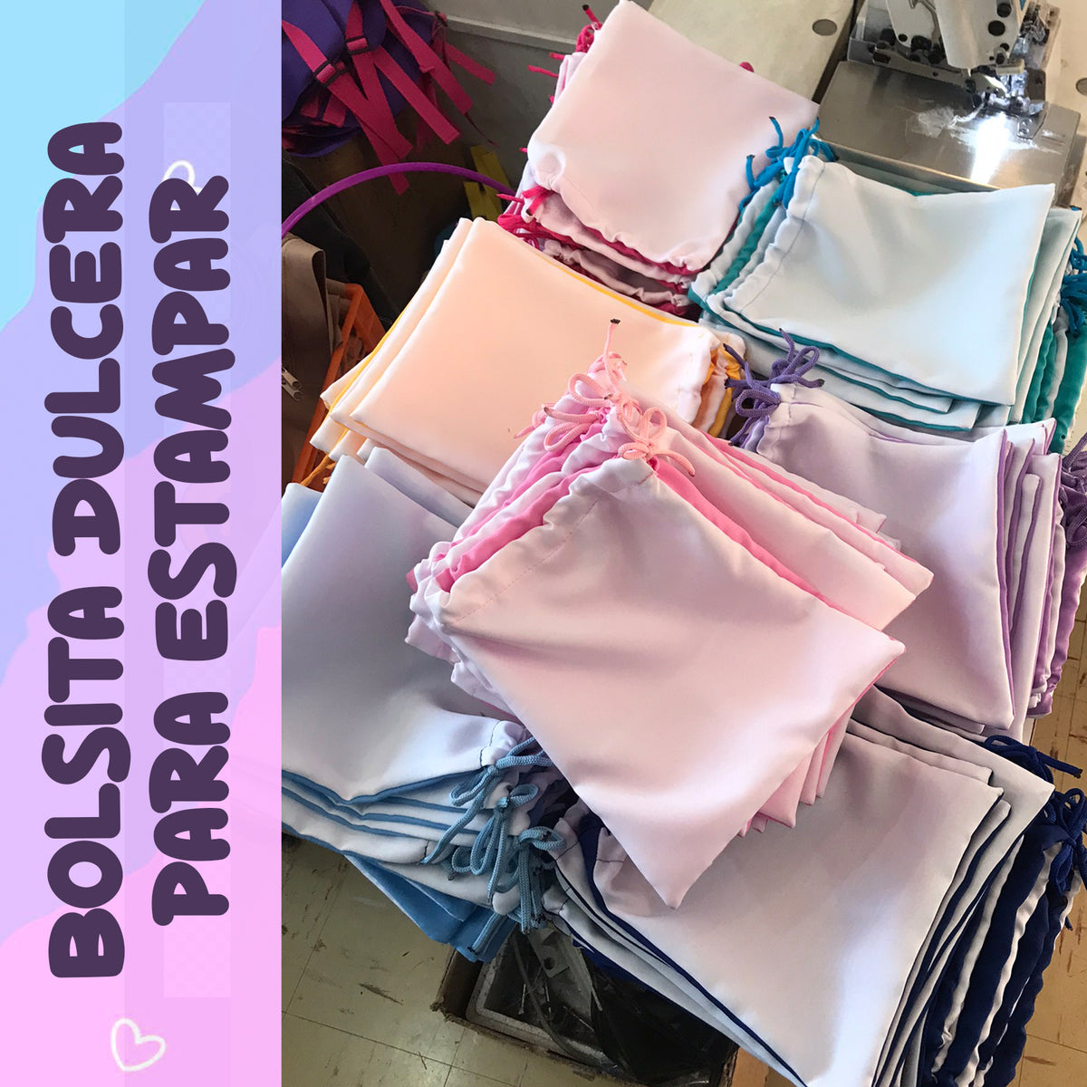 Bolsa dulcera para estampar