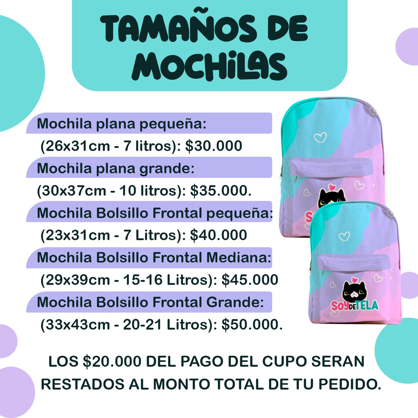 CUPOS DISPONIBLES 2026