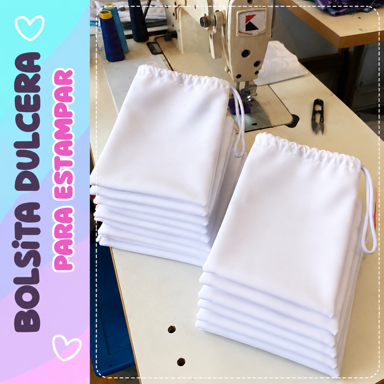 Bolsa dulcera para estampar